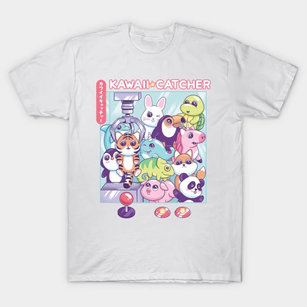 Kawaii Catcher T-Shirt by CPdesign